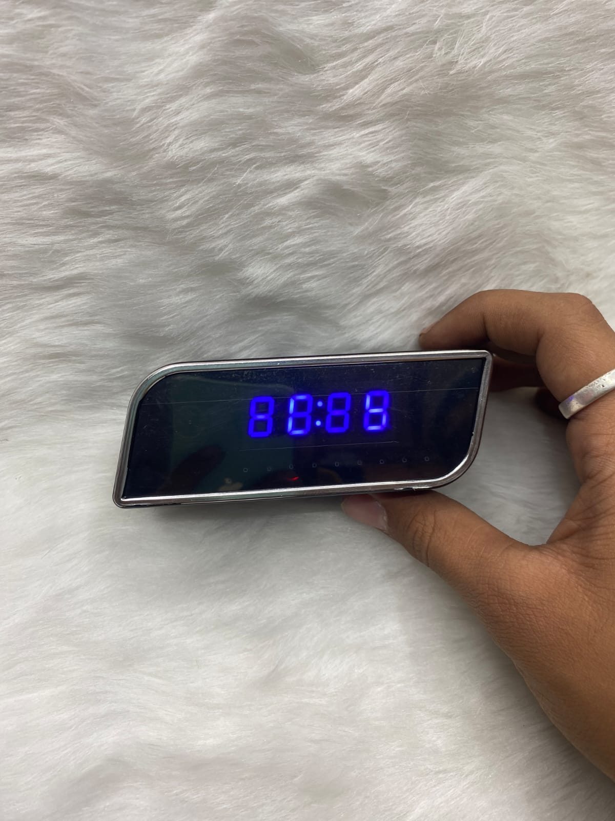 Spy Table Clock Night Vision Camera - spyhub.in