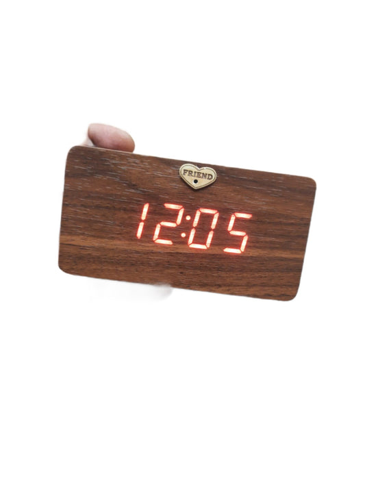 Spy Wooden Table Clock - spyhub.in